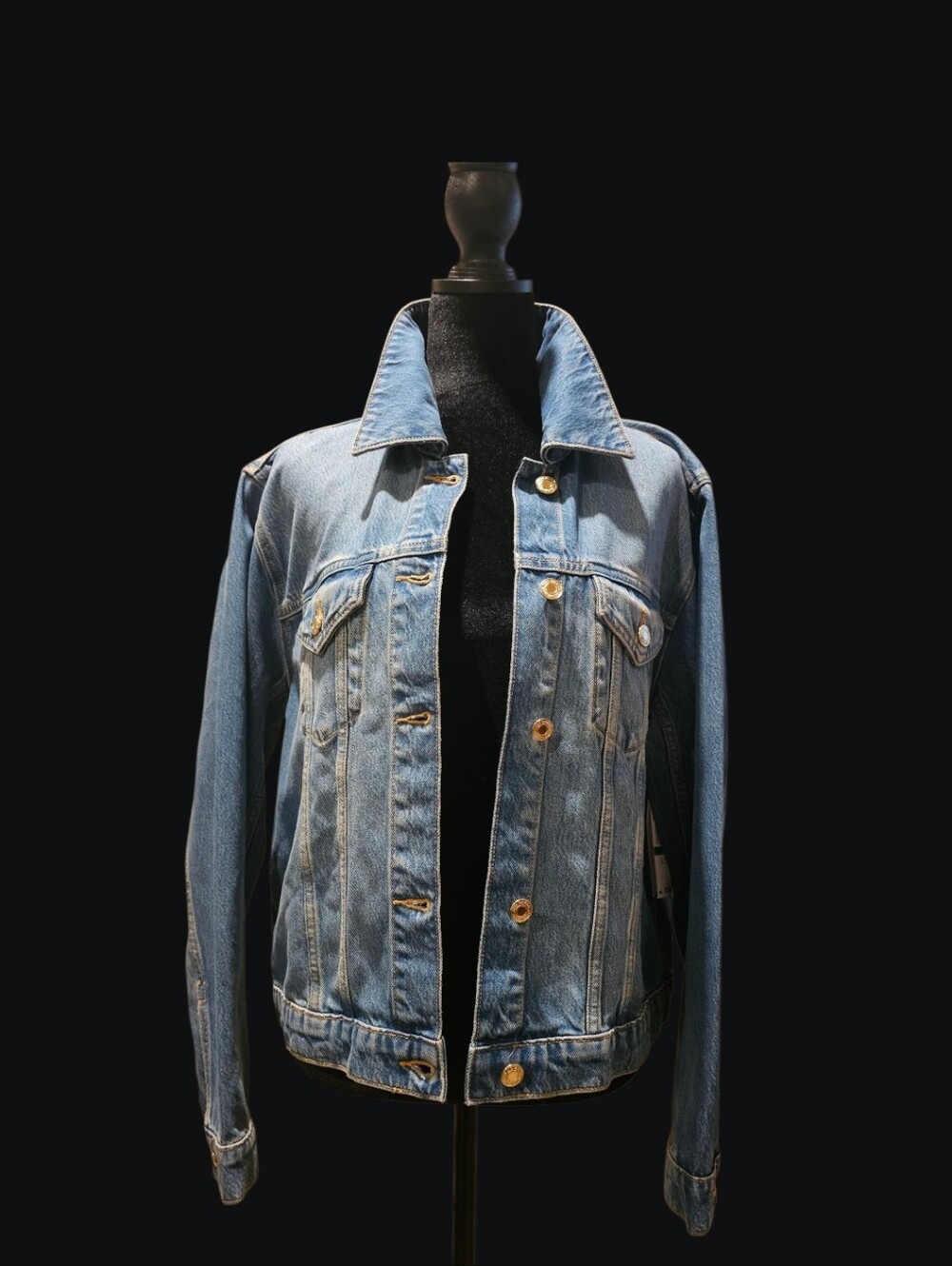 Michael Kors Classic Light Blue Denim Jacket - Women's Casual Outerwear